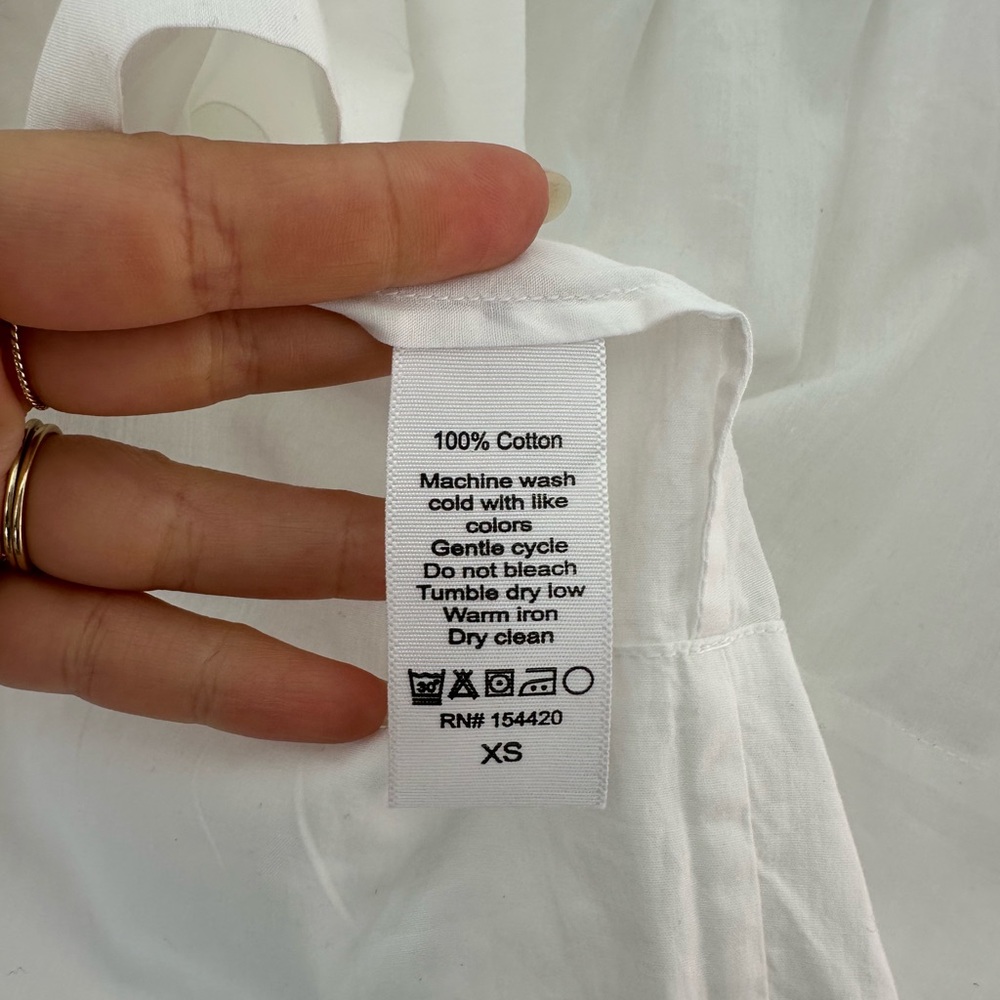 Clare V. Fleur Blouse White - Picture 6 of 7